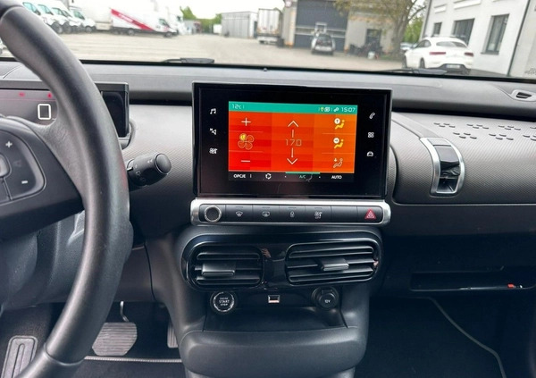 Citroen C4 Cactus cena 40467 przebieg: 173901, rok produkcji 2019 z Łaziska Górne małe 121
